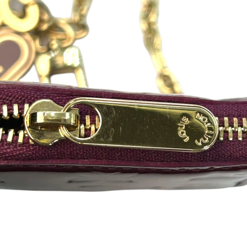 Louis Vuitton ポルトモネ クール ヴェルニ コインケース - パープル