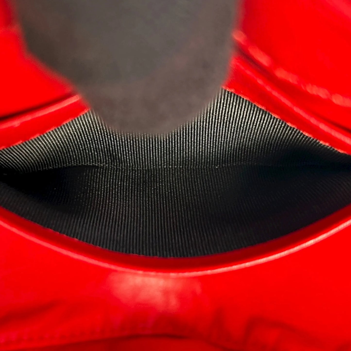 BALENCIAGA Triangle Leather Chain Shoulder Bag - Black 