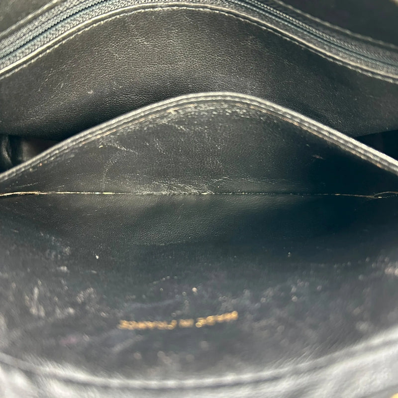 CHANEL Matelasse Tassel Chain Shoulder Bag - Black 