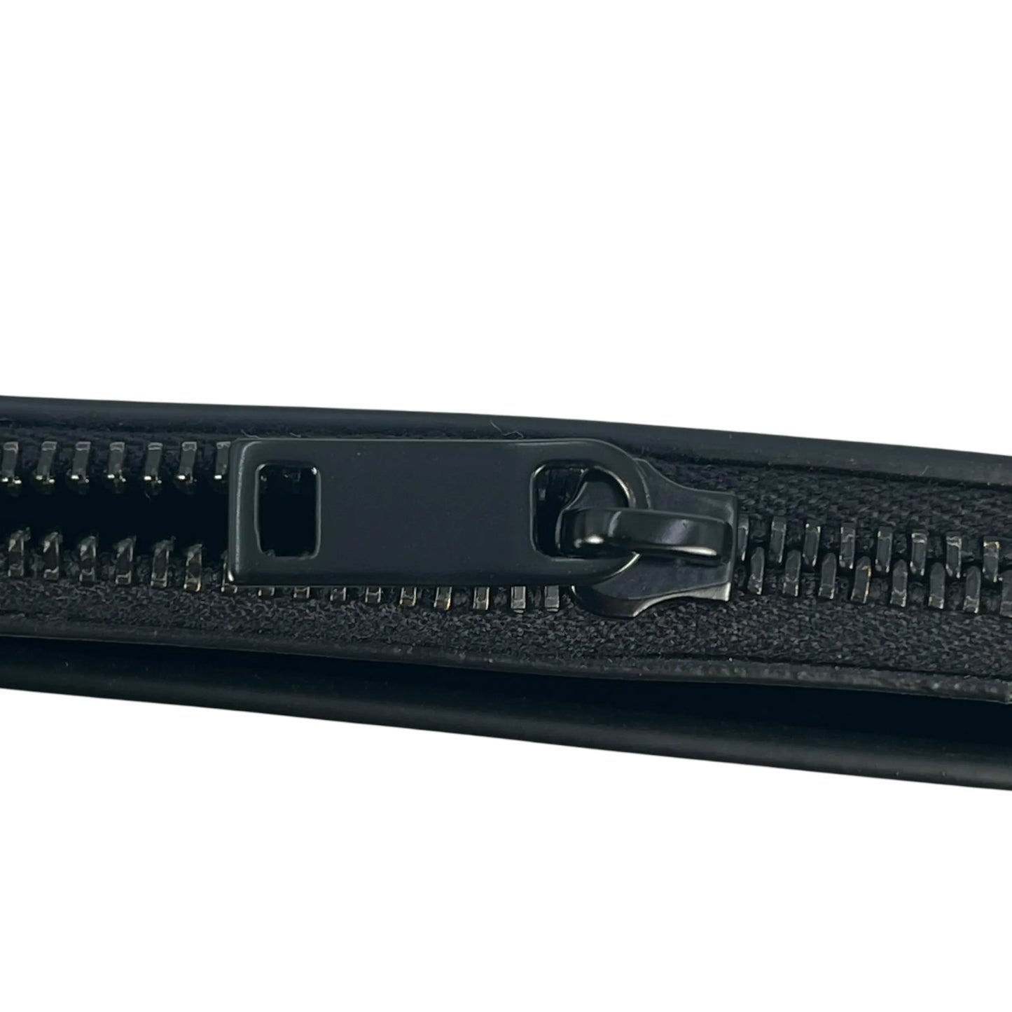 SAINT LAURENT Leather Pouch Long Wallet - Black 