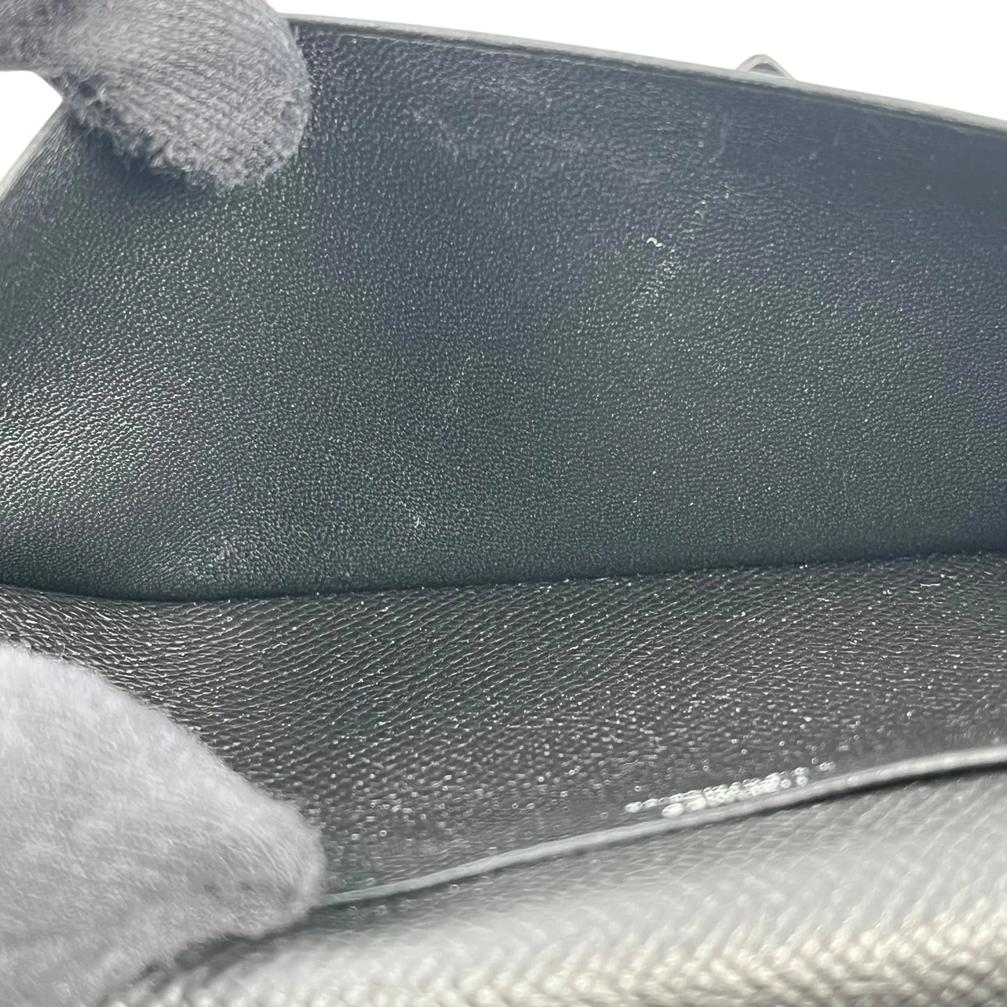 HERMES Bearn Souffle Epsom Leather Long Wallet (2014) - Black (R Stamp) 