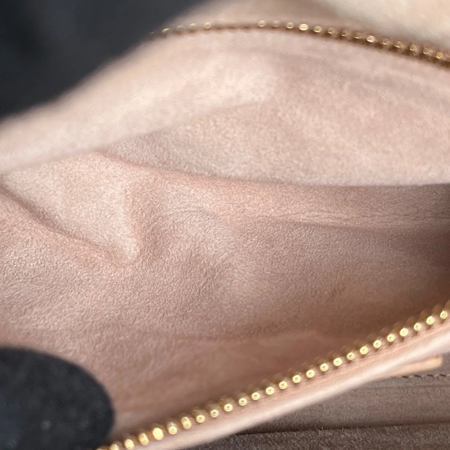 Christian Dior Lady Dior Cannage Calfskin Handbag/Shoulder Bag - Gold