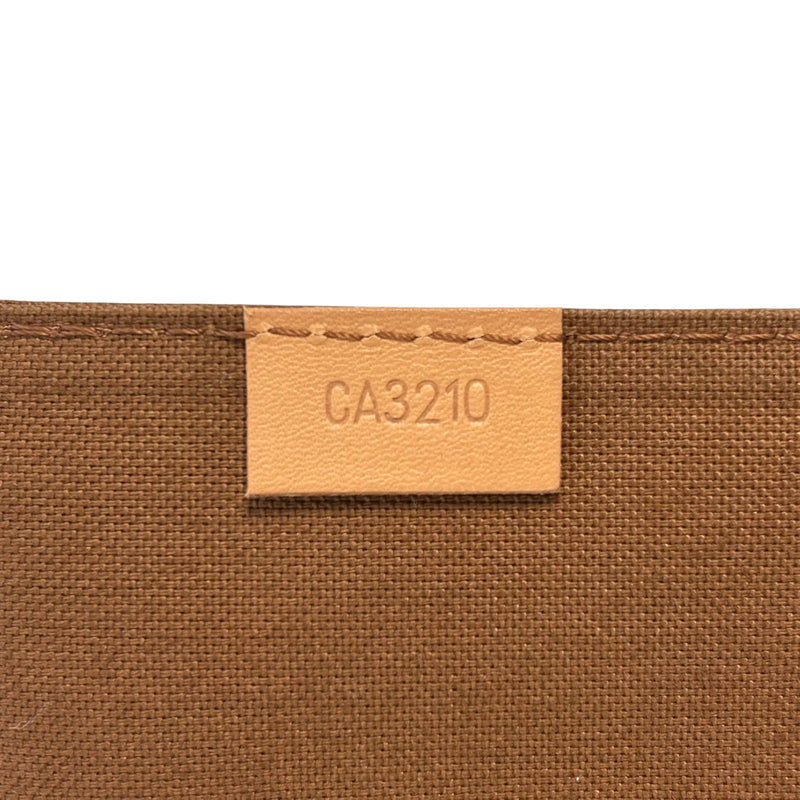 LOUIS VUITTON プティット サックプラ モノグラムキャンバス ハンドバッグ ショルダーバッグ - ダークブラウン