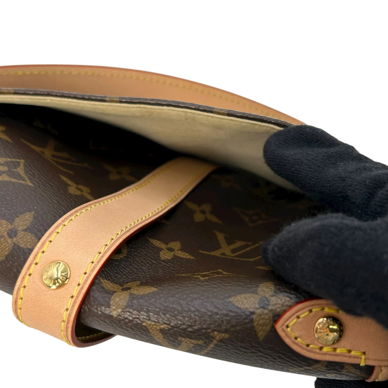 LOUIS VUITTON ソミュールBB モノグラム ハンドバッグ ショルダーバッグ - ダークブラウン