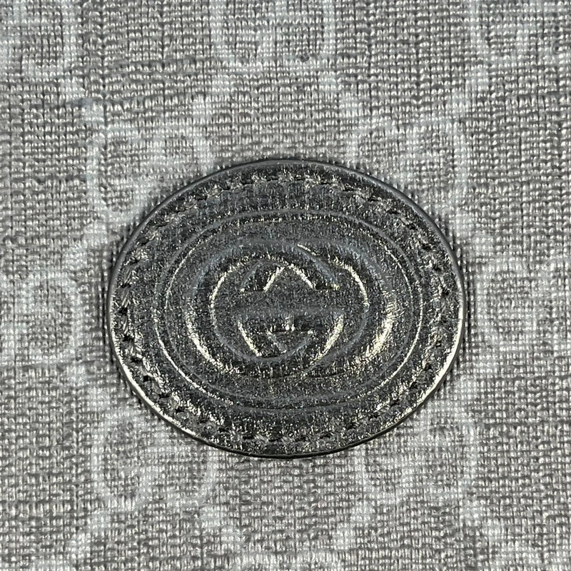 GUCCI GGスプリームキャンバス インターロッキングG クラッチバッグ - ブラック