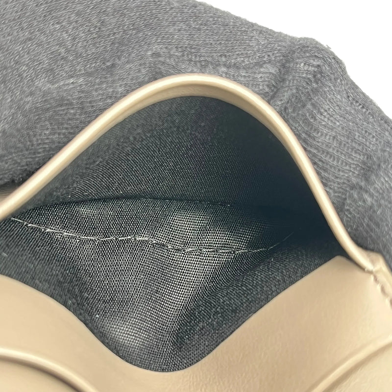 CELINE Small Strap Wallet in Calfskin, Bifold Compact Wallet - Gray 