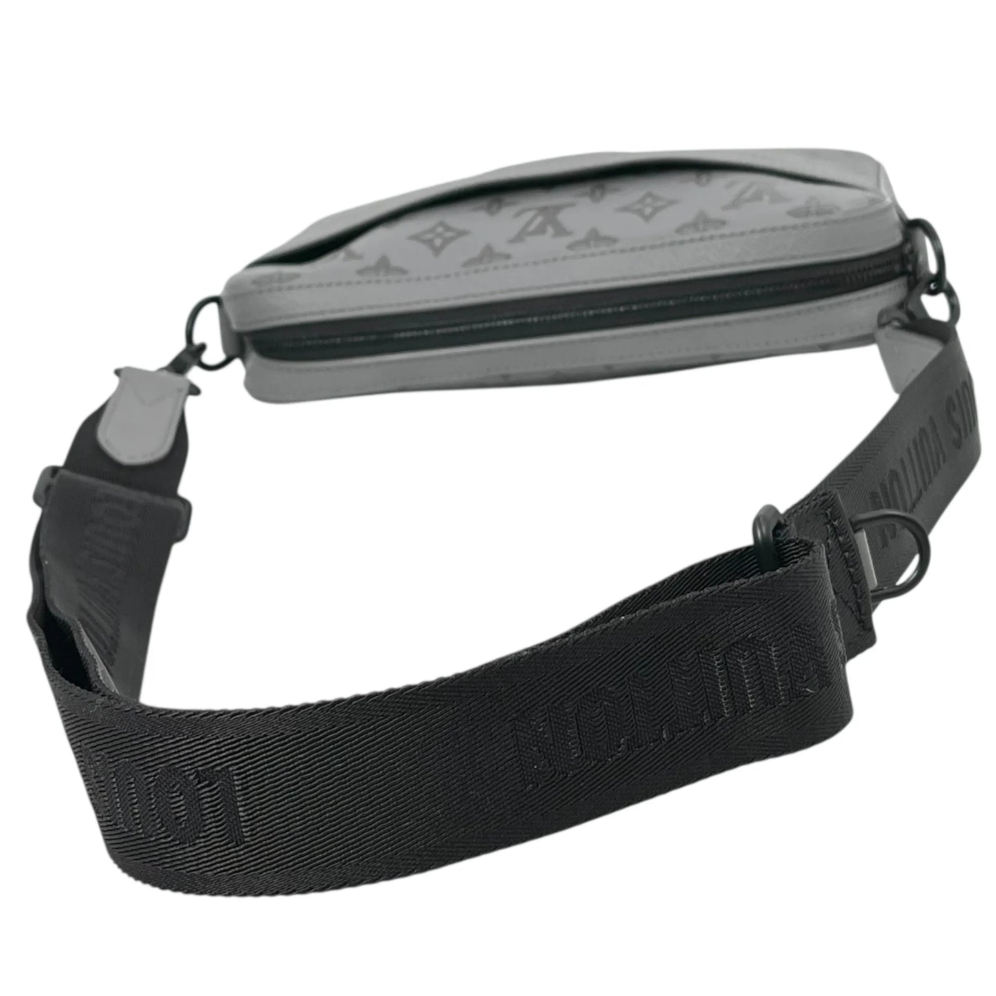 Louis Vuitton Trio Messenger Monogram Shadow Shoulder Bag - Grey 