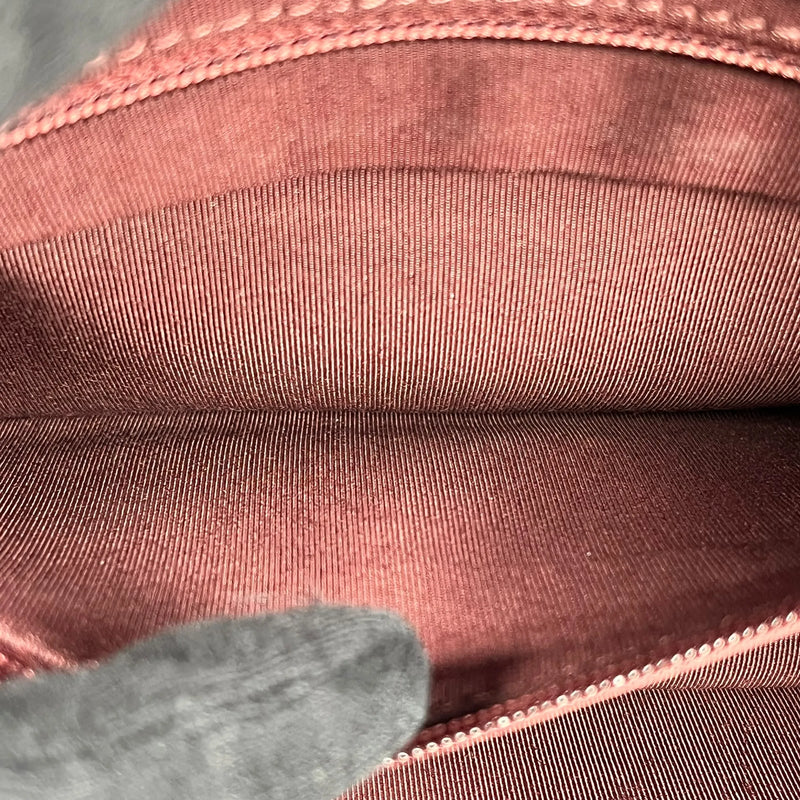 CHANEL CC University Matelasse Goatskin Chain Shoulder Bag - Navy 