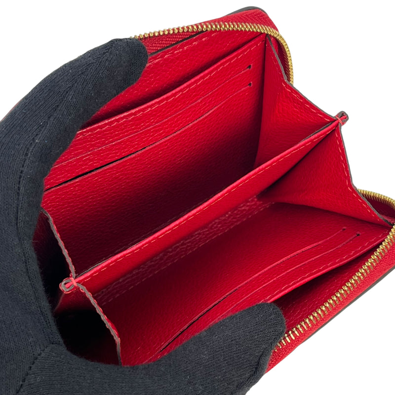 Louis Vuitton Monogram Empreinte Zippy Coin Purse - Red 