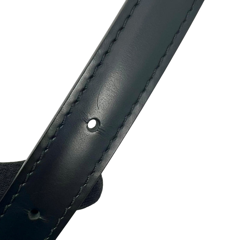 Louis Vuitton Black Leather Strap - Black - 09769 