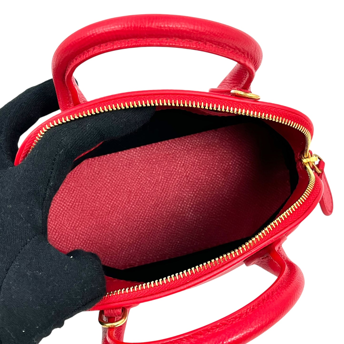 BALENCIAGA ヴィル トップ  ハンドル XXS ハンドバッグ - レッド