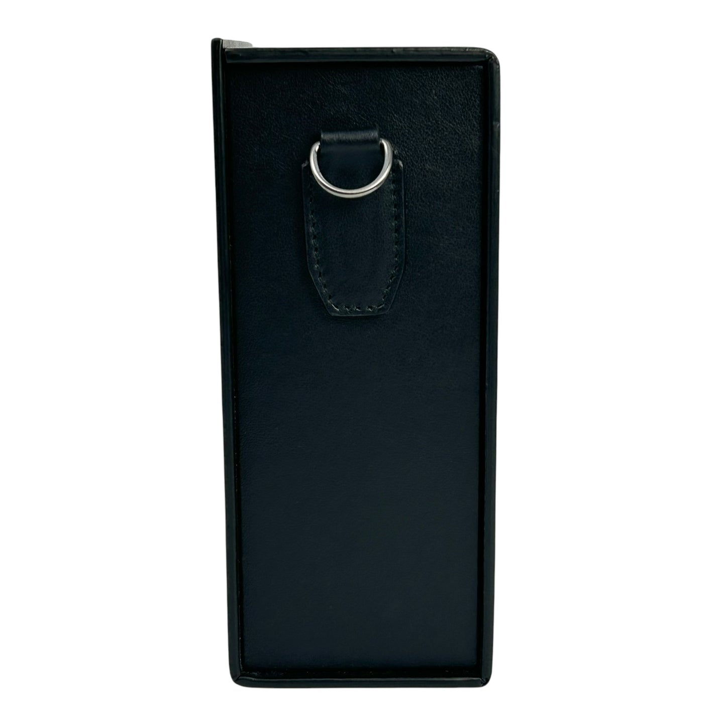 FENDI レザー ボックス ブラック ショルダーバッグ - ブラック