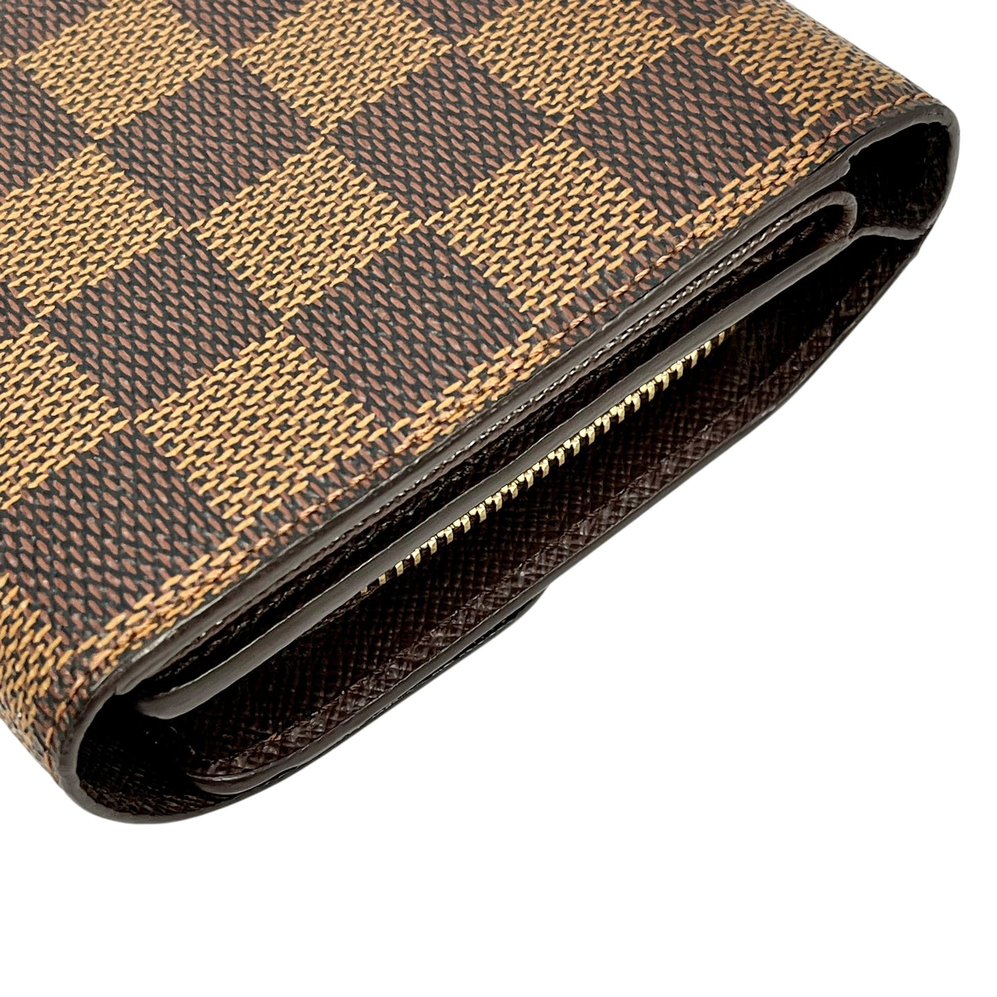 Louis Vuitton ダミエ ポルトフォイユ ジョイ 二つ折り財布 コンパクトウォレット - ダークブラウン