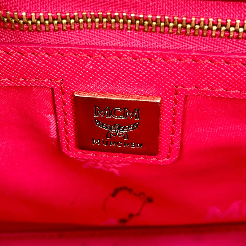 MCM Leather Handbag/Shoulder Bag - Pink 