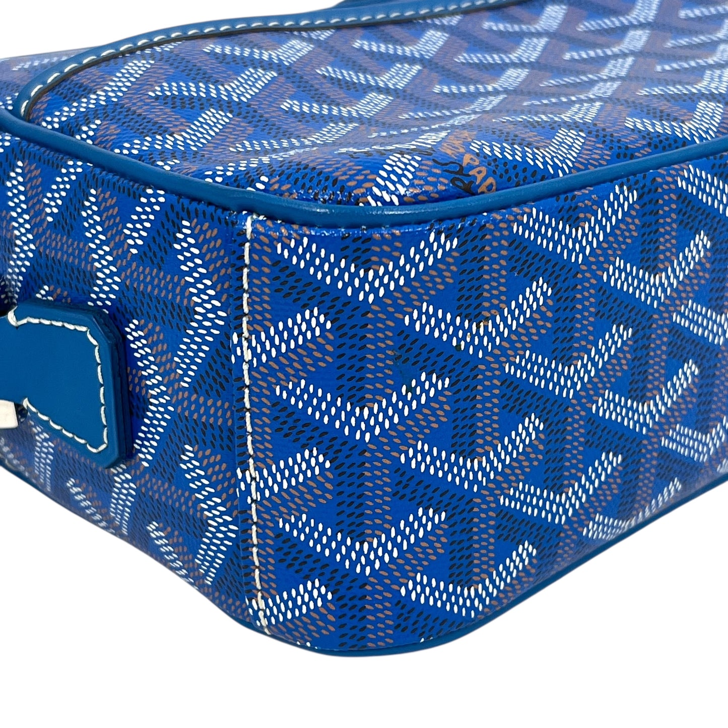 HOLD GOYARD Gap Vert PM Shoulder Bag - Blue 