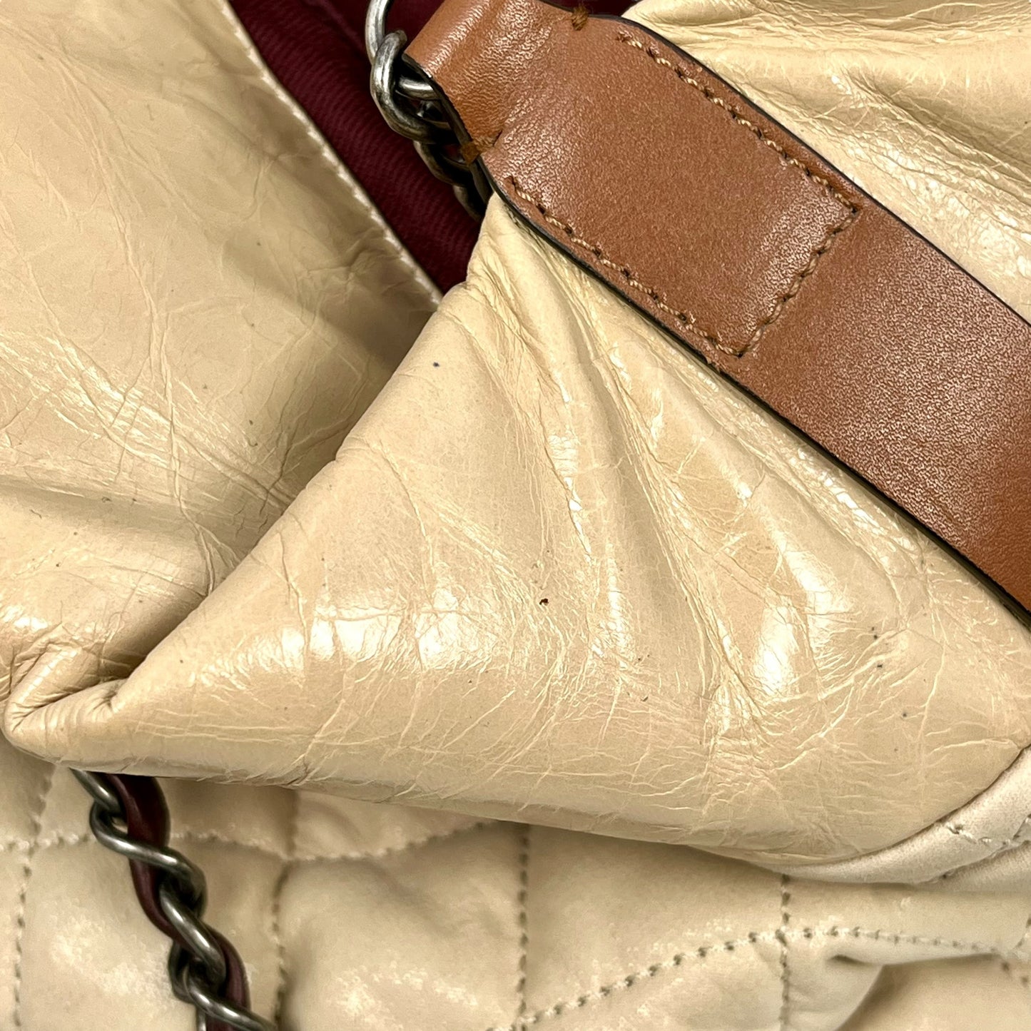 CHANEL IN THE MIX Handbag/Shoulder Bag - Beige 