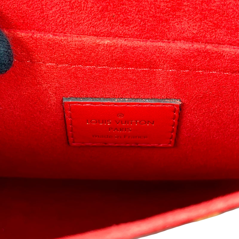 Louis Vuitton Lock BB Handbag Shoulder Bag - Red 