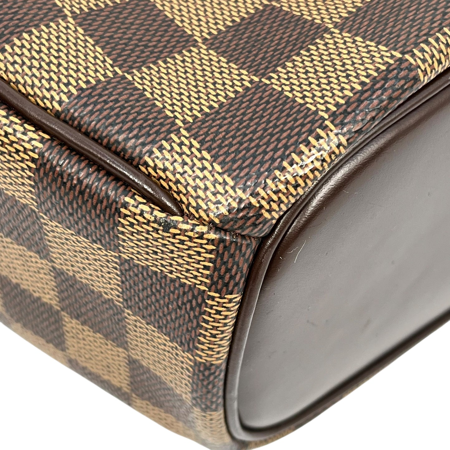 Louis Vuitton Damier Ebene Saria Horizontal Handbag - Dark Brown 