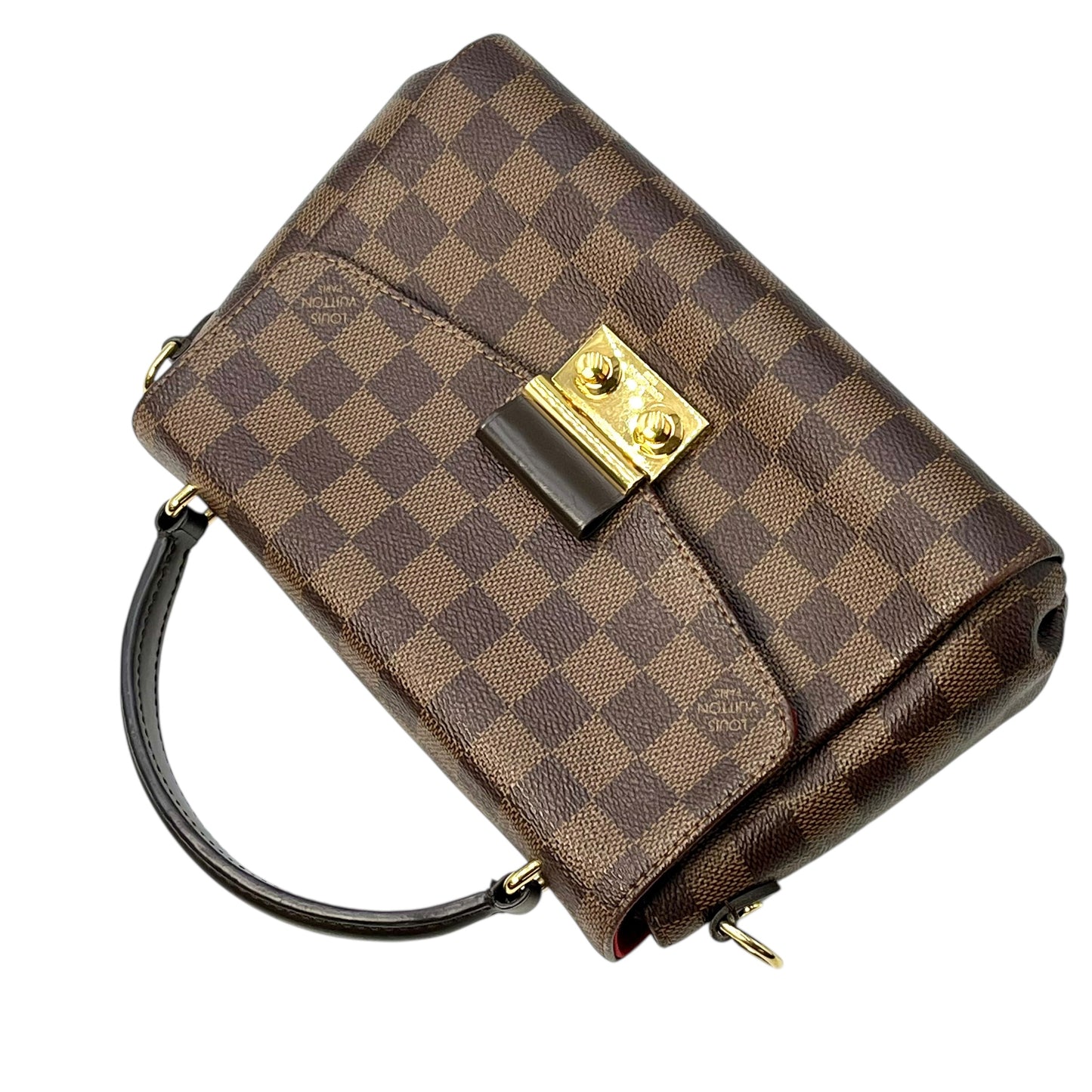 Louis Vuitton Damier Croisette PM Handbag - Dark Brown 