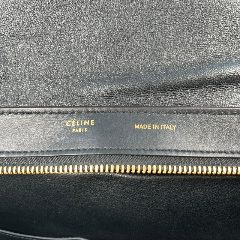 CELINE Trapeze Handbag - Navy Blue 