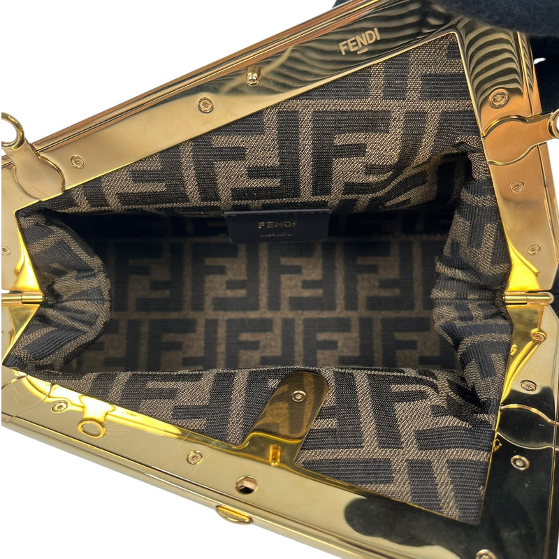 FENDI First Small Shoulder Bag - Black 