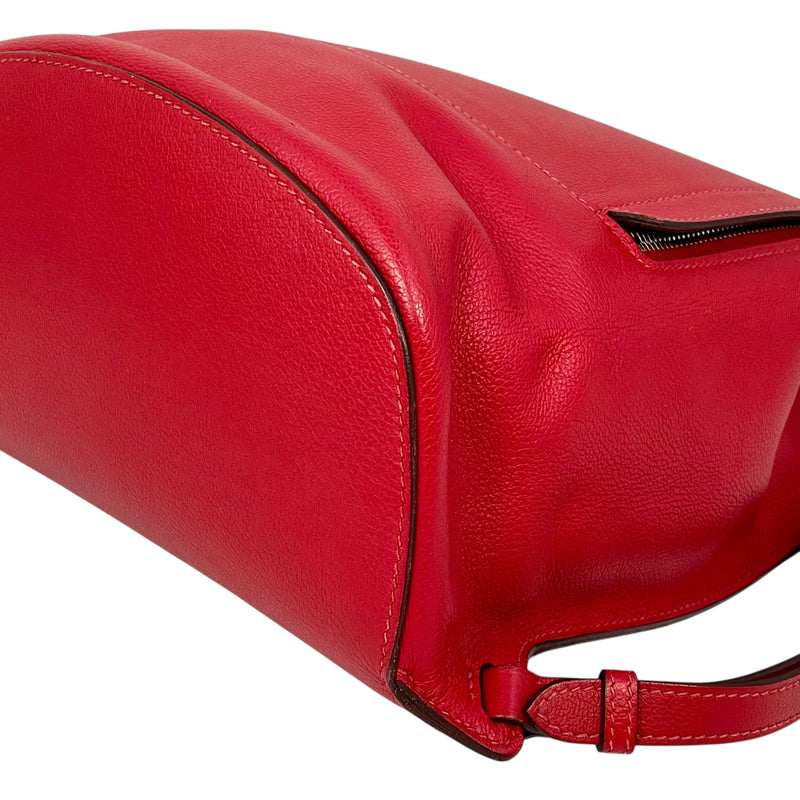 Hermès Sakado GR24 Rouge Kazak Backpack with D Stamp (2000) - Red 