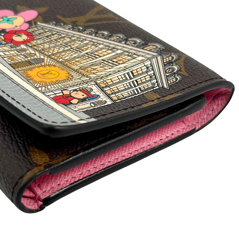 Louis Vuitton Monogram Canvas Portefeuille Victorine Tri-fold Compact Wallet - Brown 