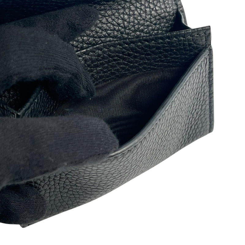 GUCCI Leather Card Case - Black 