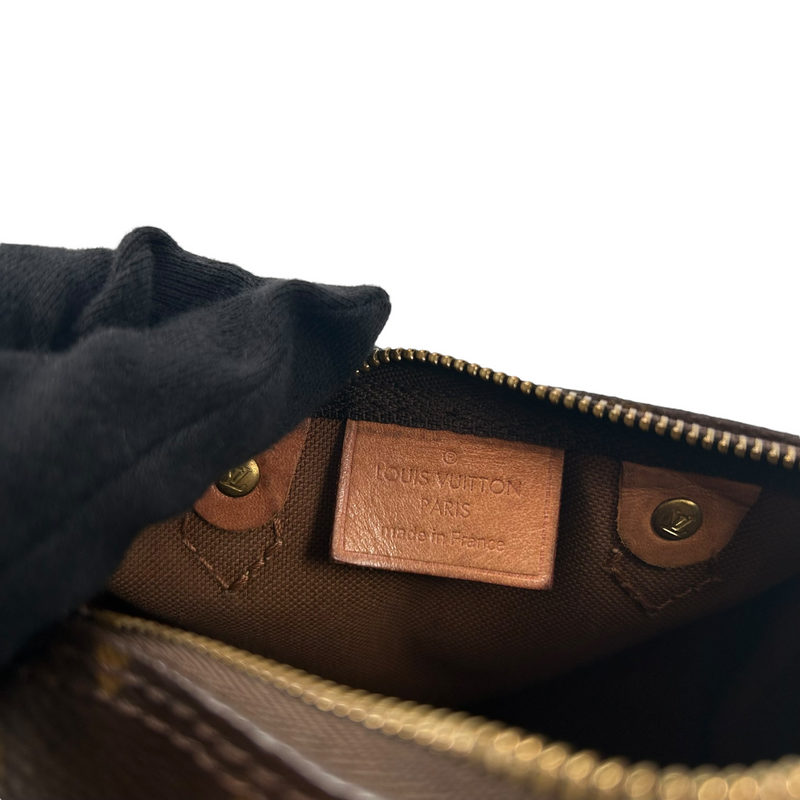 Louis Vuitton モノグラム キャンバス ナノ スピーディ ミニバッグ ショルダーバッグ - ブラウン