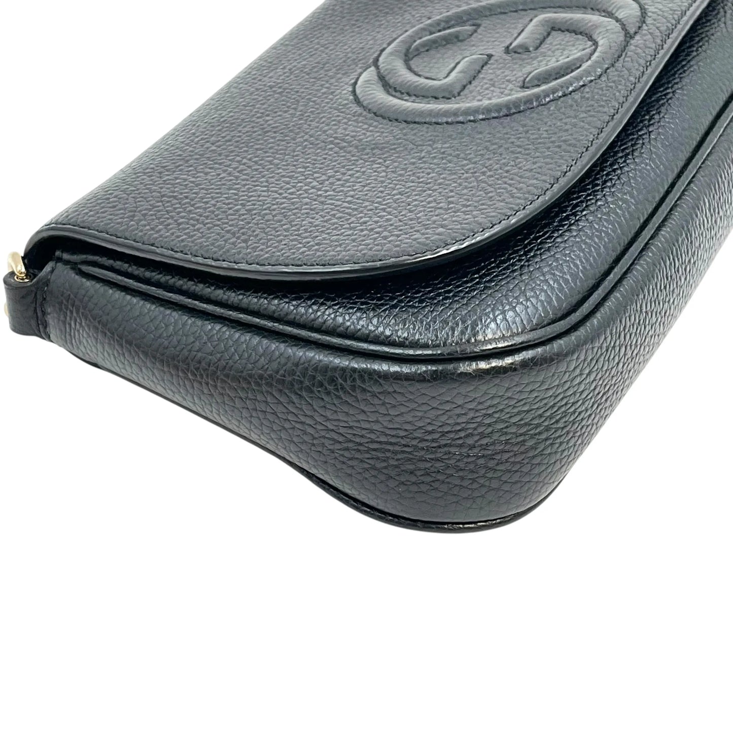 GUCCI Soho Chain Shoulder Bag - Black 