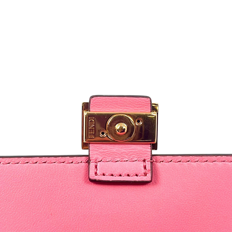 FENDI レザー カードケース コインケース - ピンク