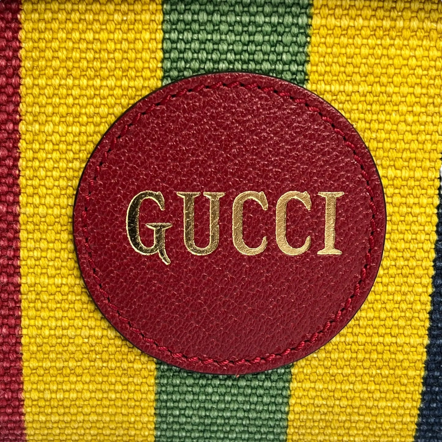GUCCI Baiadera Striped Shoulder Bag - Multicolor and Red 