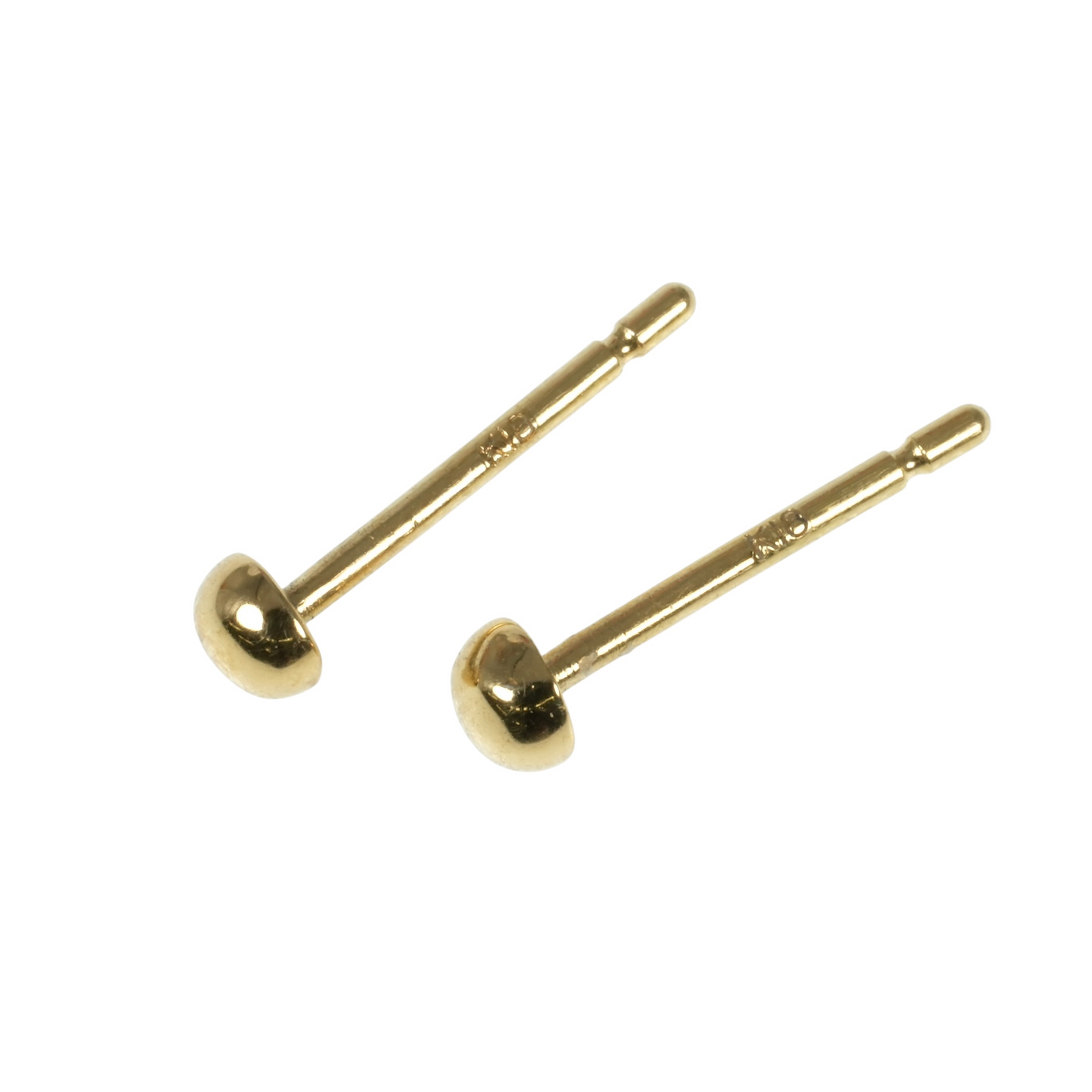 Diamond Heart Earrings - 18KYG - 06797 