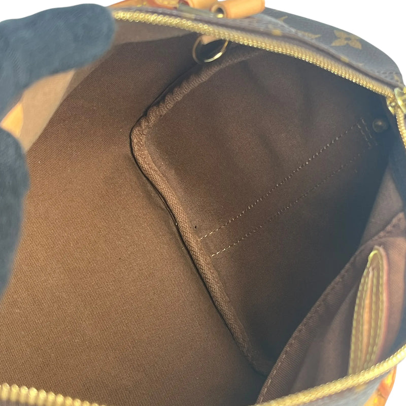 Louis Vuitton モノグラムキャンバス スピーディ 30 バンドリエール ハンドバッグ ショッピング - ブラウン