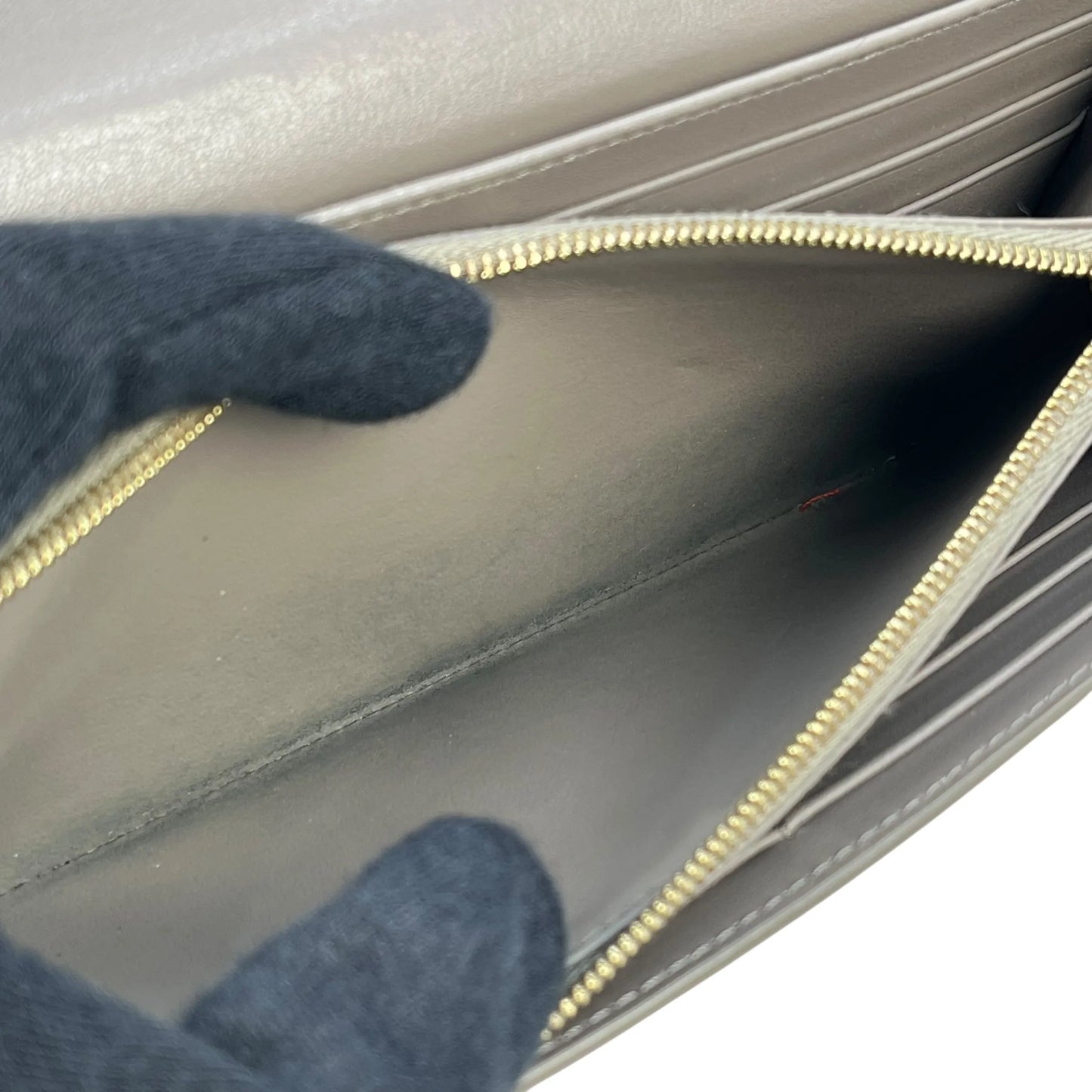 CELINE Large Flap Long Wallet - Gray 