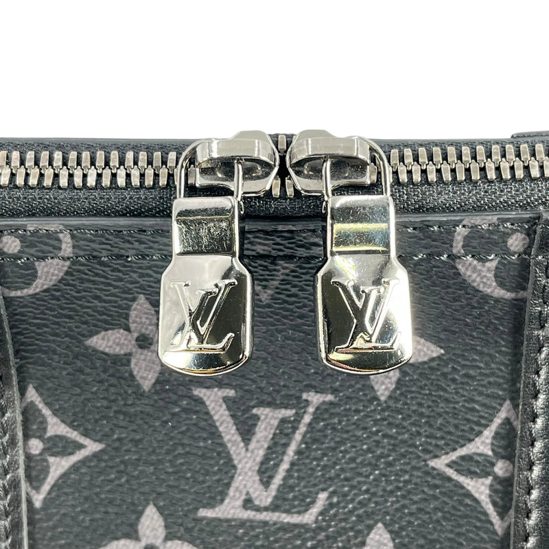 Louis Vuitton Monogram Eclipse City Keepall Bandouliere Shoulder Bag - Black and Grey 