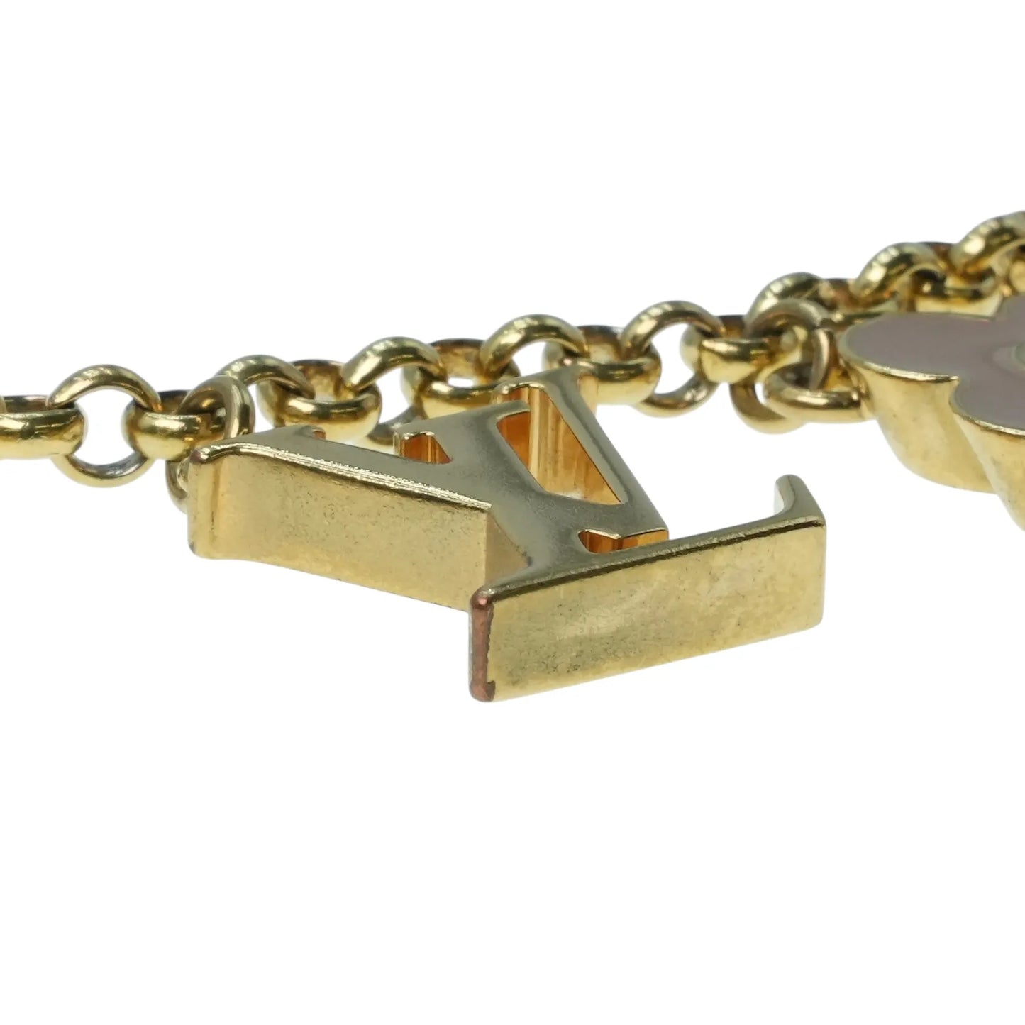 Louis Vuitton Fleur de Monogram Charm Accessory - Gold Plated 