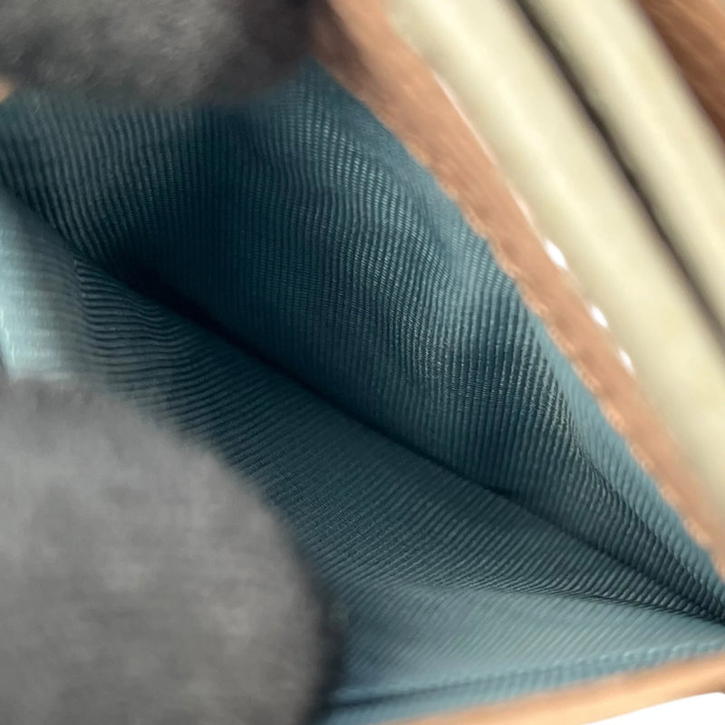 GUCCI Double G Tri-fold Compact Wallet - Gray 