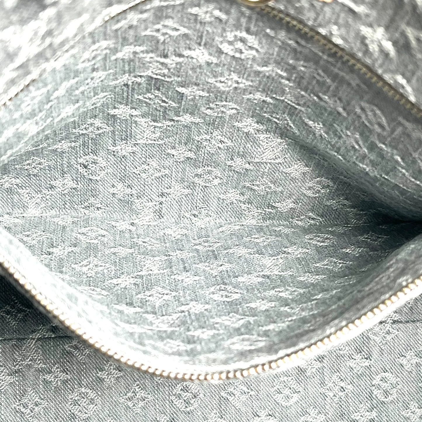 Louis Vuitton モノグラム デニム MM トートバッグ - ブルーグレー - 33685