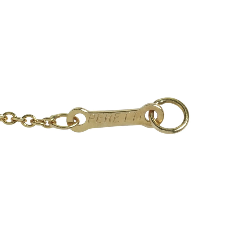 Tiffany & Co ハート ダイヤモンド ネックレス - 18KYG