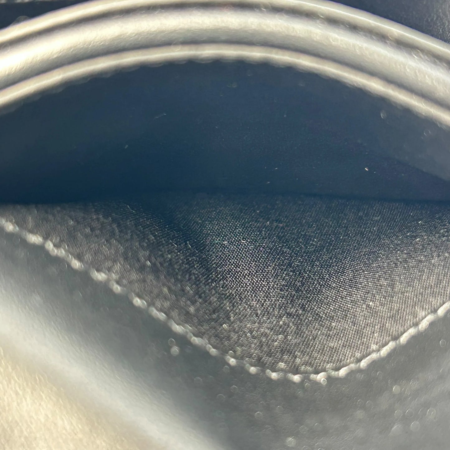 CELINE Triomphe Compact Tri-fold Wallet - Black - 35348 