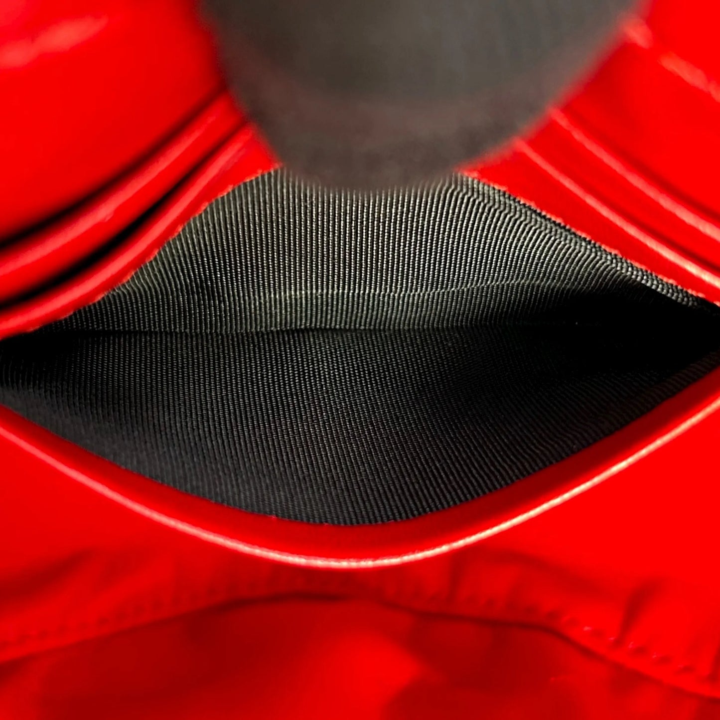 BALENCIAGA Triangle Leather Chain Shoulder Bag - Black 