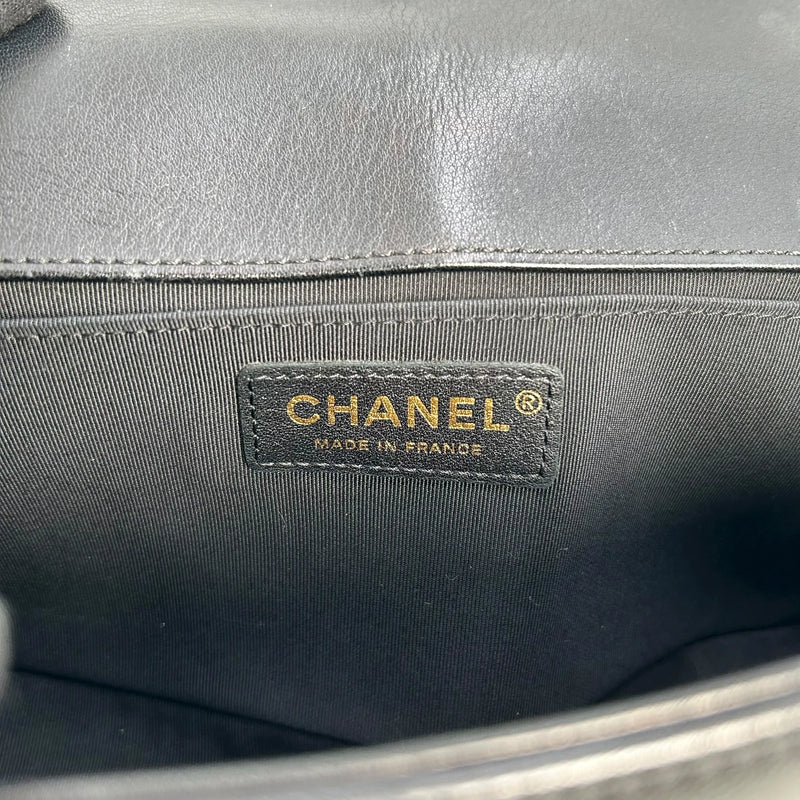 HOLD🔷CHANEL Boy Chanel Hand Bag Shoulder Bag - Black 