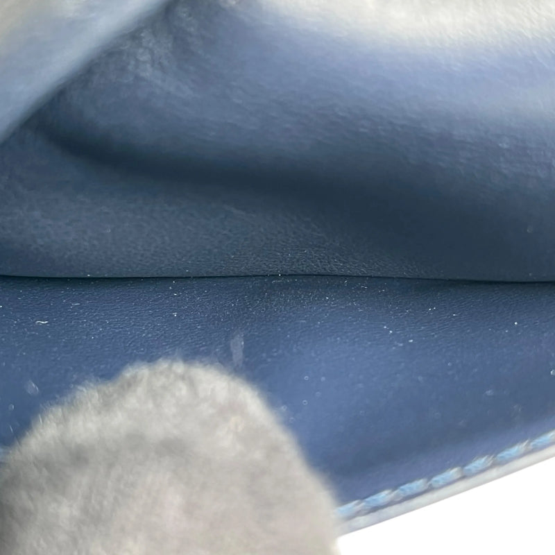 LOUIS VUITTON Portefeuille Lou Monogram Compact Wallet Bi-fold Wallet - Navy 