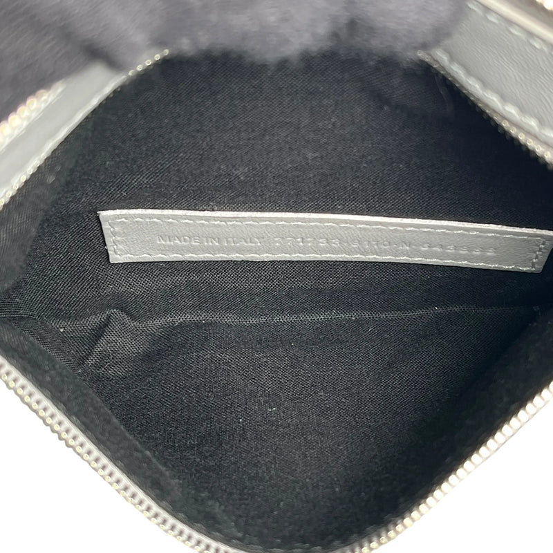 BALENCIAGA Mary Kate Leather Shoulder Bag - Silver 