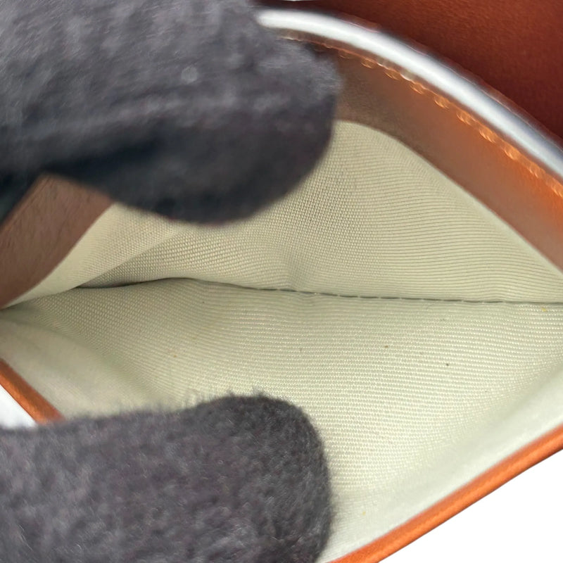 Loewe Vertical Small Wallet Calfskin Compact Wallet - Navy 