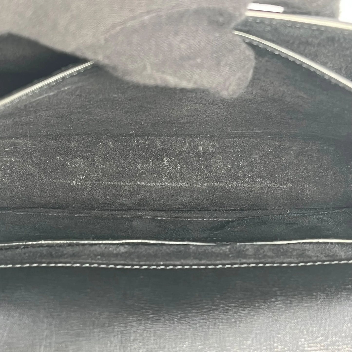 SAINT LAURENT サンセット ミディアム レザー チェーンショルダーバッグ - ブラック