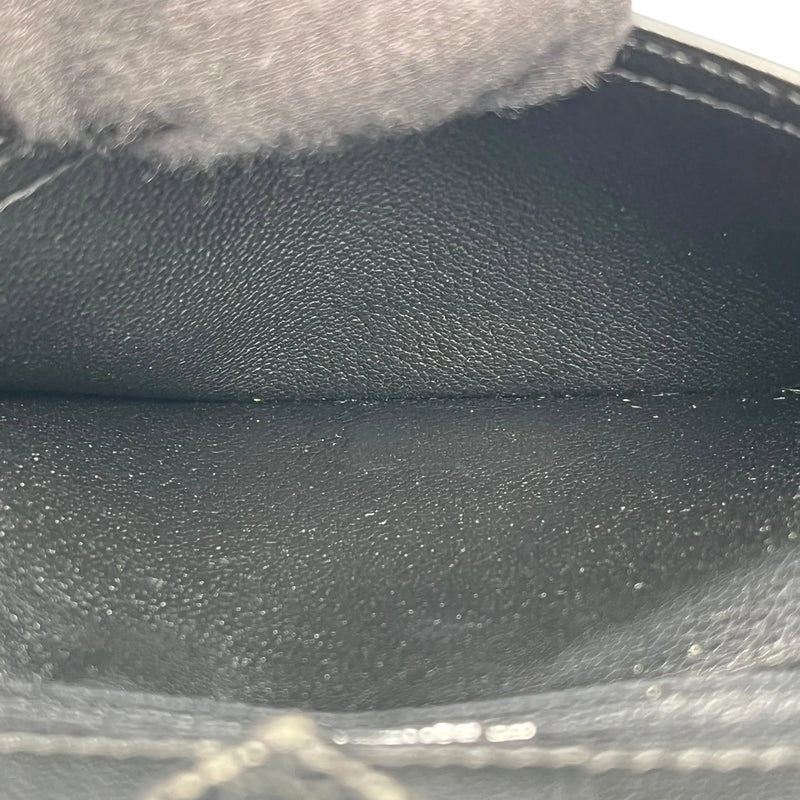 HERMES ベアンスフレ アリゲーター □J刻印(2006年製)  ロングウォレット - ブラック