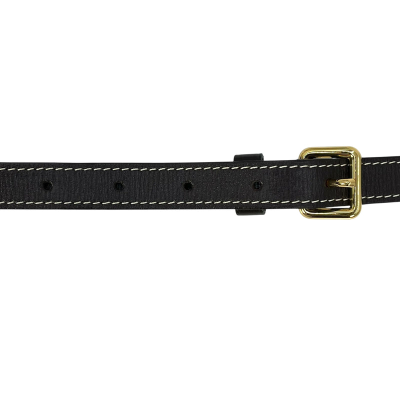 LOUIS VUITTON Leather Shoulder Strap - Dark Brown 