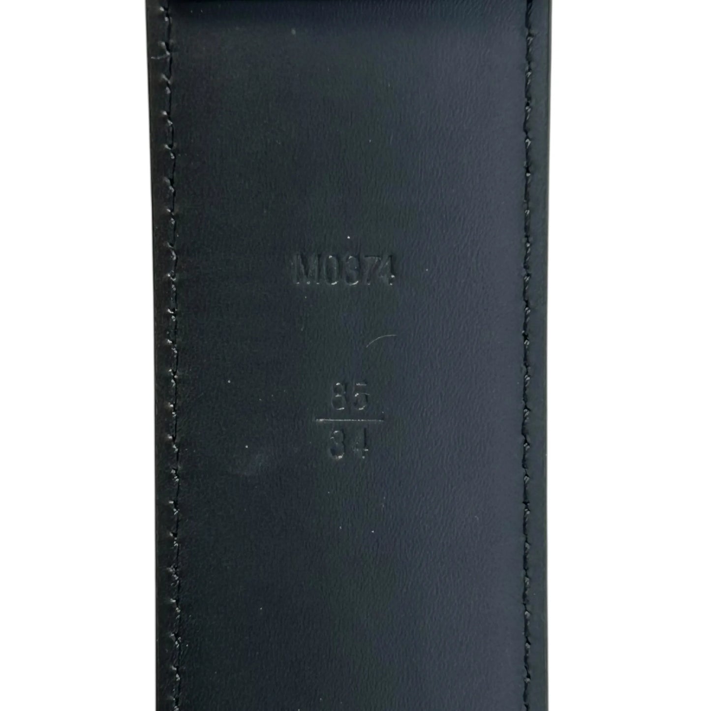 LOUIS VUITTON ダミエ グラフィット ベルト - ブラック